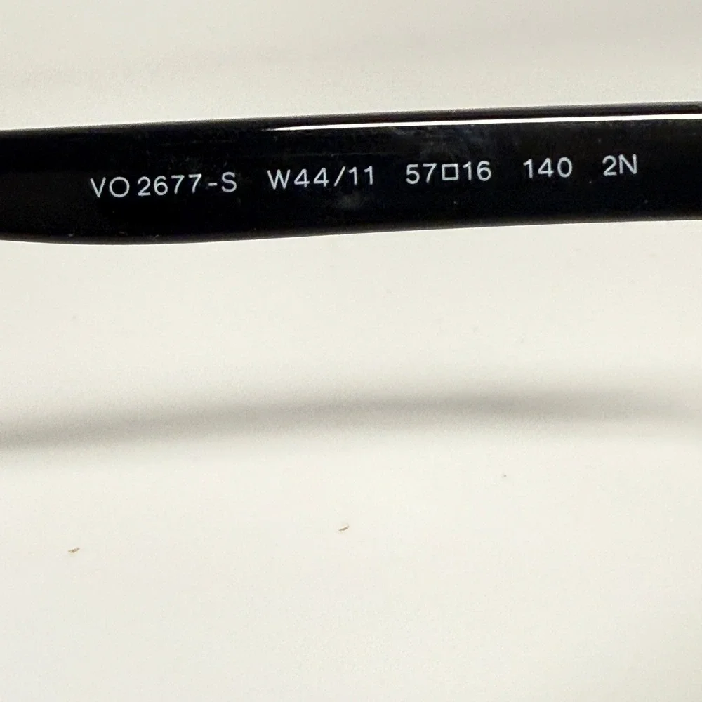 Vogue VO 2677-S W44/11 Black Cat Eye Sunglasses‎ Made in Italy 57-16-140